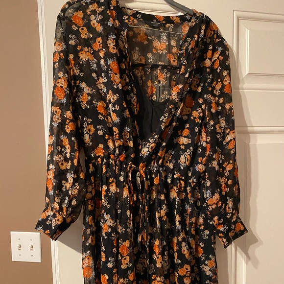 Lucky Brand Long Sleeve Dress 